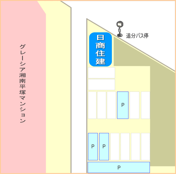 日商住建 平塚店 駐車場 日商住建 平塚店 駐車場