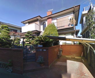松が丘2丁目の南道路に面した一戸建て