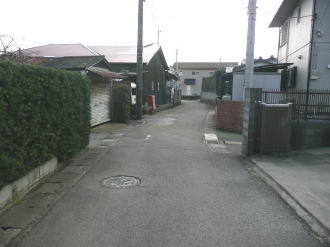 一戸建てより約40mほどの近隣の様子 一戸建てより約40mほどの近隣の様子