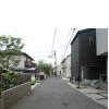 茅ヶ崎市東海岸北の土地前面道路風景