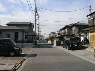 前面道路の様子 前面道路の様子