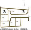 北金目の開発分譲土地区画概要図