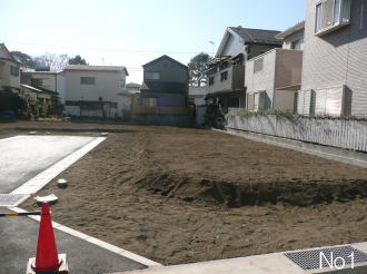 約37坪の広さがある現地(No1) 約37坪の広さがある現地(No1)